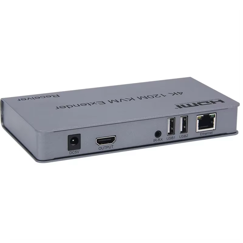 Bộ kéo dài HDMI KVM 4K 30Hz qua cáp mạng cat5/cat6 có USB HL-HDMI-120M-4K HOLINK